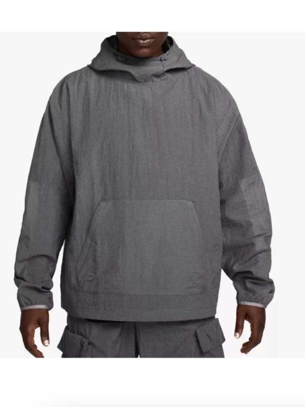 Nike Tech Pack Woven Mesh Pullover Hoodie Lightweight FN2632 068